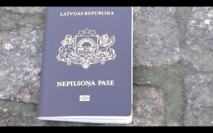 The "Non-Citizen Passport" the Republic of Latvia issues to those Latvians whose citizenship rights it arbitrarily refuses to recognize.
