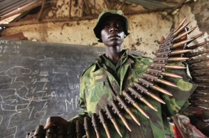 A fighter with the M23 Movement.