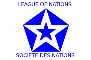 The official emblem of the League of Nations.