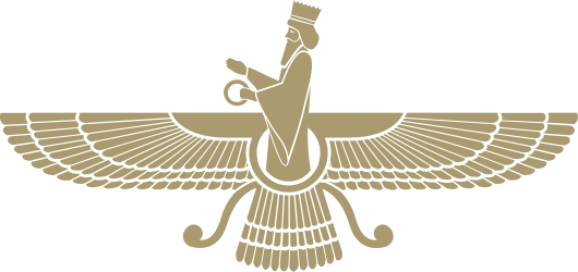 The faravahar is one of the best-known symbols of Zoroastrianism, the state religion of ancient Iran.