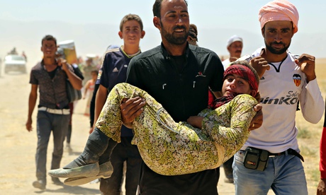 Thousands of Yazidis previously trapped by Isis have been rescued by Kurdish peshmerga forces. (C) Anadolu Agency/Getty Images