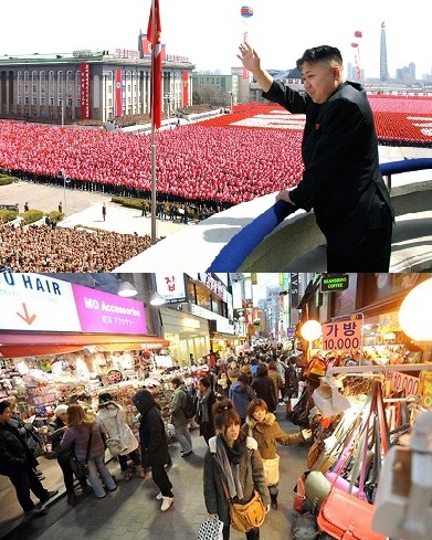 During the Cold War, Korea was to Asia what Germany was to Europe and Yemen to the Middle East – once a single people now divided along the ideological border of the rival blocs. Unlike Germany and Yemen, though, a quarter of the century after the Cold War has ended, Korea remains firmly divided. In the North, the world’s last Stalinist regime ruled by the Kim family continues to pose a serious threat to the pro-Western, democratic South Korea. (C) AP Photo/Korean Central News Agency via Korea News Service & Park Ji-Hwan/Agence France-Presse — Getty Images